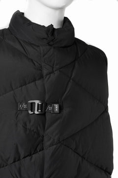 画像をギャラリービューアに読み込む, F/CE. DIA-STITCH DOWN VEST (BLACK)