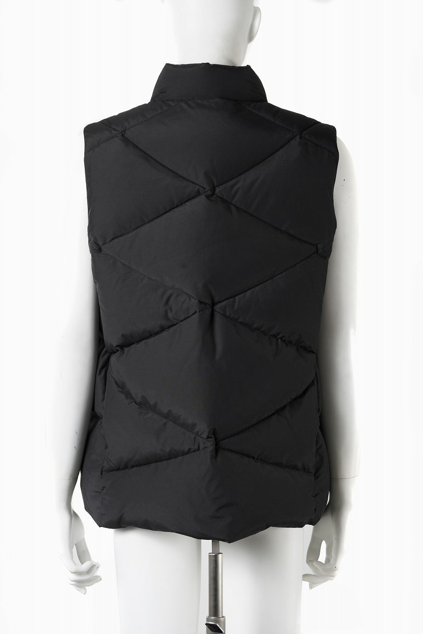 画像をギャラリービューアに読み込む, F/CE. DIA-STITCH DOWN VEST (BLACK)