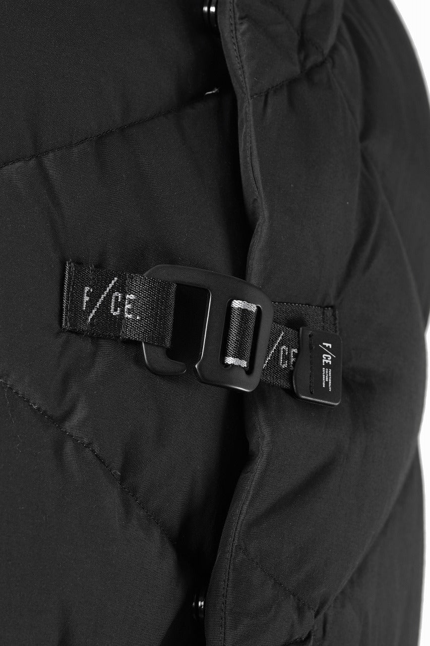画像をギャラリービューアに読み込む, F/CE. DIA-STITCH DOWN VEST (BLACK)