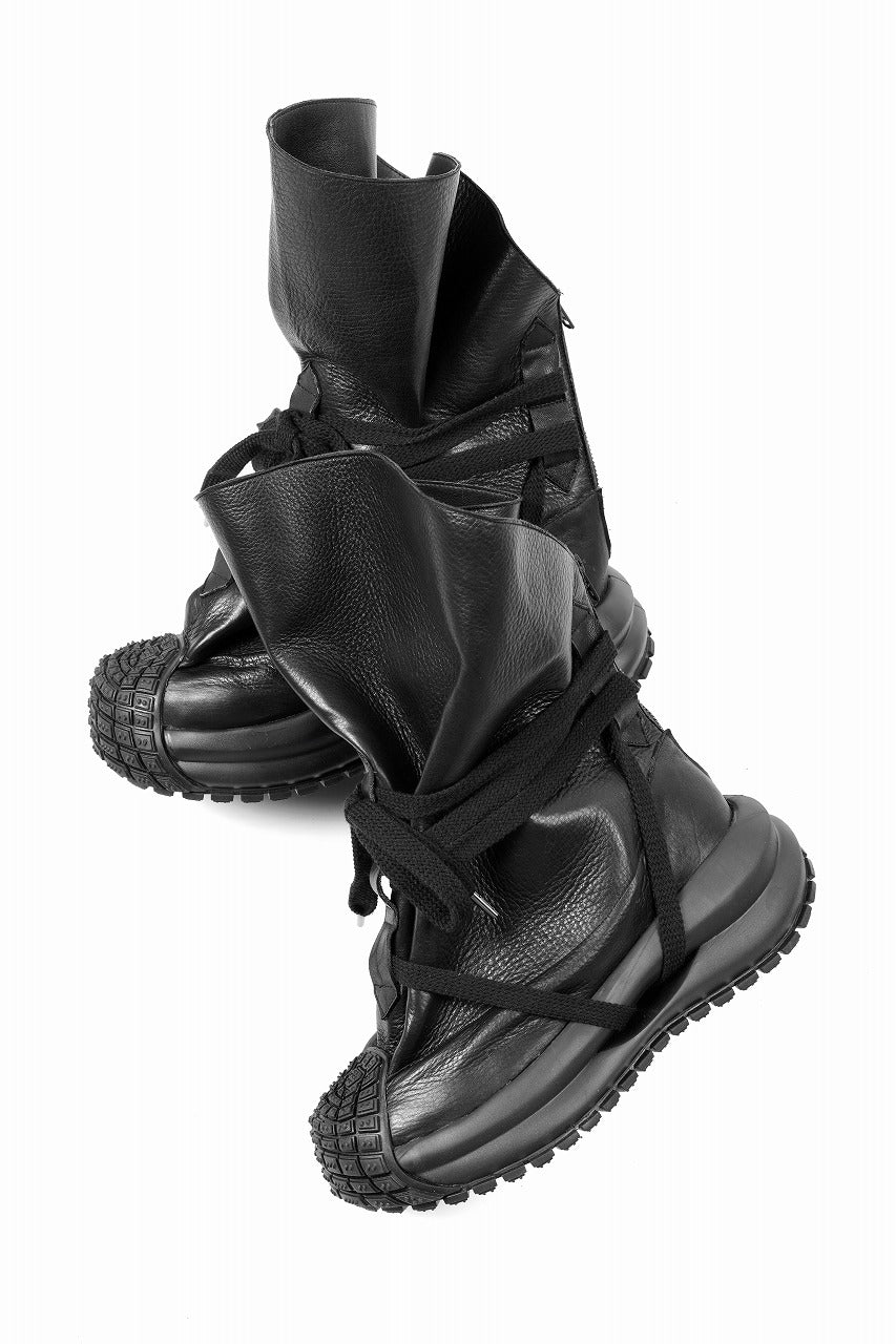 beauty : beast x MAGARIMONO x LOOM exclusive LEATHER SACK BOOTS
