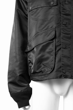 Load image into Gallery viewer, F/CE. FADING TWILL MIL JACKET (BLACK)