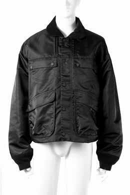 F/CE. FADING TWILL MIL JACKET (BLACK)