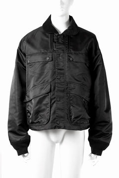 Load image into Gallery viewer, F/CE. FADING TWILL MIL JACKET (BLACK)