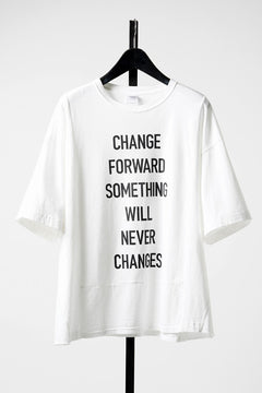 画像をギャラリービューアに読み込む, CHANGES exclusive VINTAGE REMAKE SHORT SLEEVE TEE (WHITE #A)