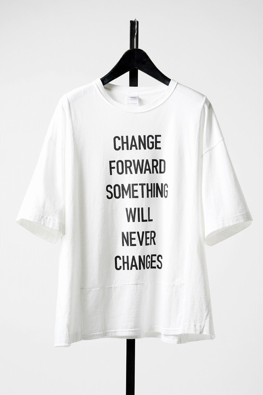 画像をギャラリービューアに読み込む, CHANGES exclusive VINTAGE REMAKE SHORT SLEEVE TEE (WHITE #A)