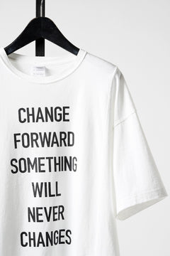 画像をギャラリービューアに読み込む, CHANGES exclusive VINTAGE REMAKE SHORT SLEEVE TEE (WHITE #A)