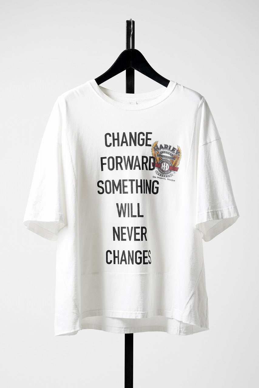 Load image into Gallery viewer, CHANGES exclusive VINTAGE REMAKE SHORT SLEEVE TEE (WHITE #B)
