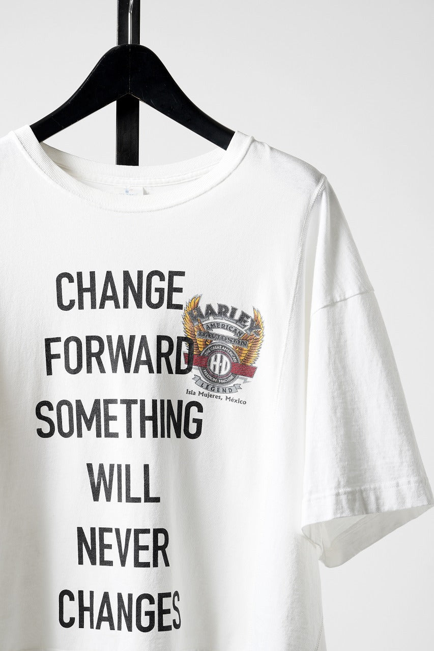 Load image into Gallery viewer, CHANGES exclusive VINTAGE REMAKE SHORT SLEEVE TEE (WHITE #B)