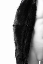 Load image into Gallery viewer, ierib exclusive Double Breasted Riders Jacket / Toscana Shearling Mouton + Horse Leather (BLACK)