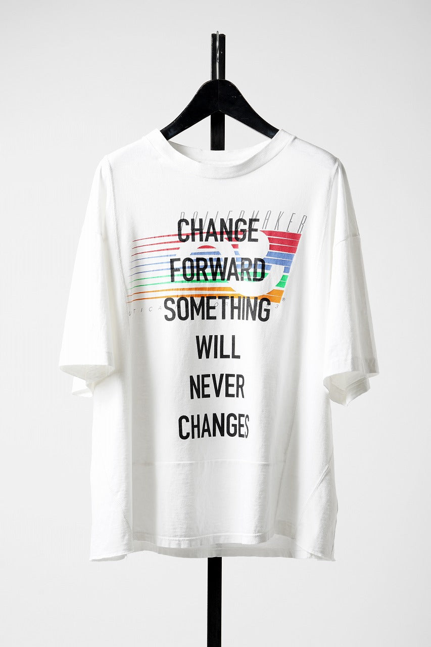 画像をギャラリービューアに読み込む, CHANGES exclusive VINTAGE REMAKE SHORT SLEEVE TEE (WHITE #D)