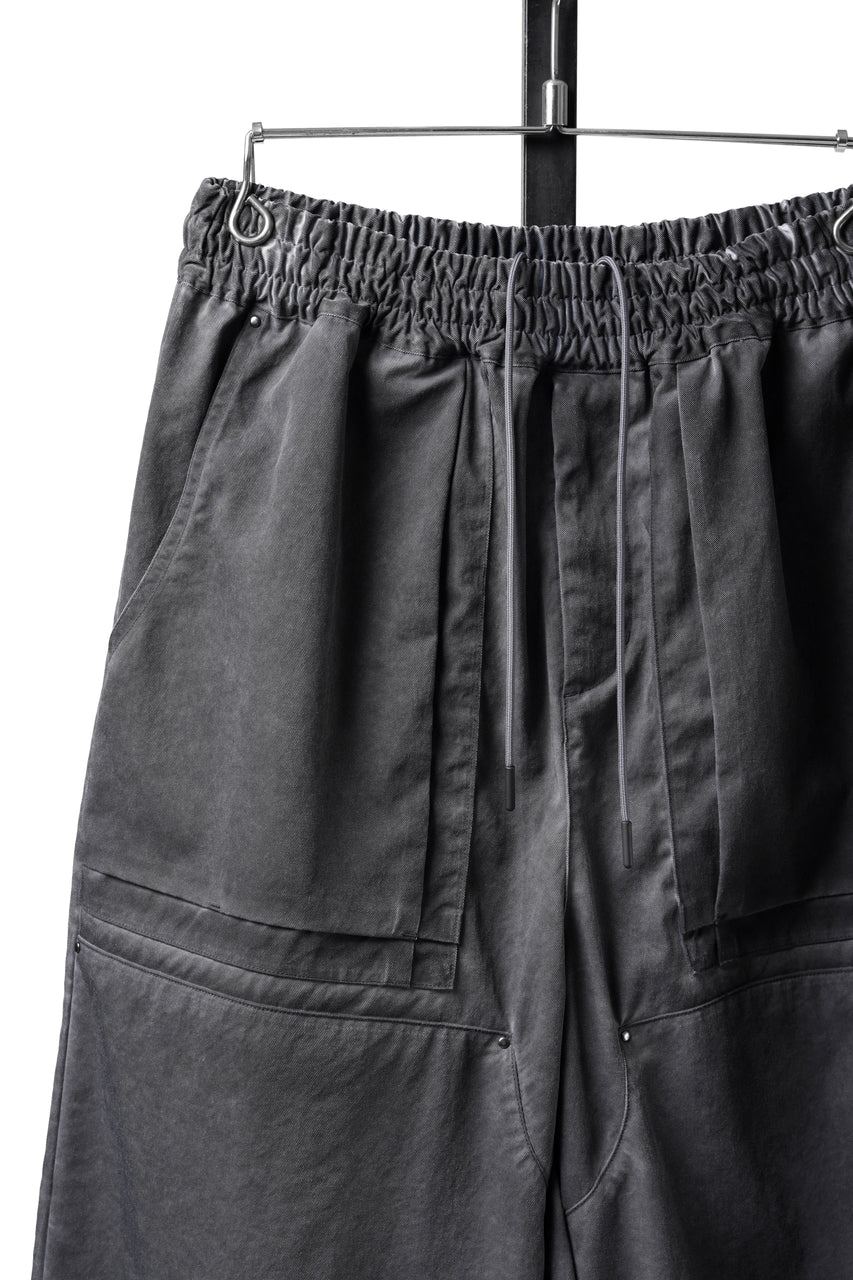 画像をギャラリービューアに読み込む, F/CE. GARMENT DYE WORK TROUSER (CHARCOAL)