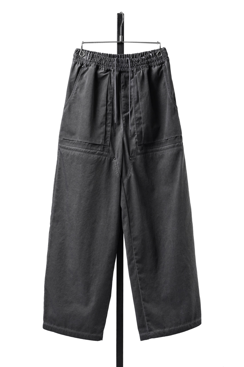 画像をギャラリービューアに読み込む, F/CE. GARMENT DYE WORK TROUSER (CHARCOAL)