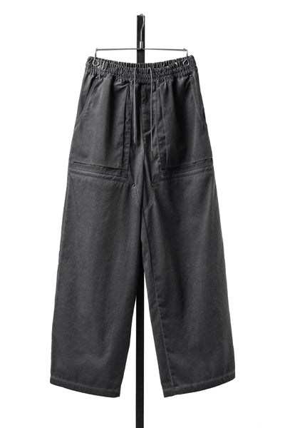 F/CE. GARMENT DYE WORK TROUSER (CHARCOAL)