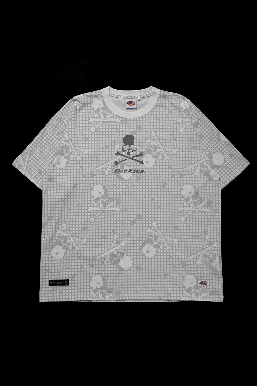 mastermind JAPAN x Dickies NIGHT CAMO SS TEE (WHITE)