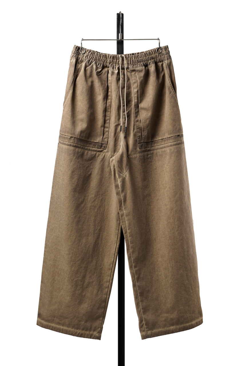 画像をギャラリービューアに読み込む, F/CE. GARMENT DYE WORK TROUSER (BEIGE)