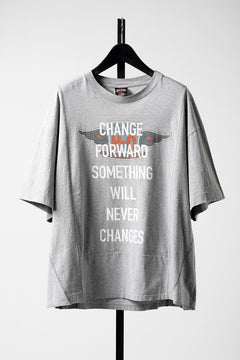 画像をギャラリービューアに読み込む, CHANGES exclusive VINTAGE REMAKE SHORT SLEEVE TEE (GREY #A)