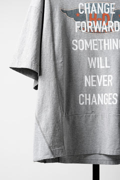 画像をギャラリービューアに読み込む, CHANGES exclusive VINTAGE REMAKE SHORT SLEEVE TEE (GREY #A)