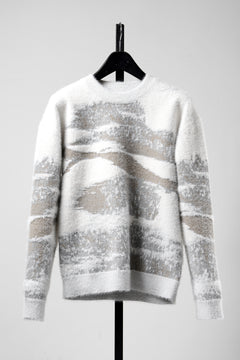 画像をギャラリービューアに読み込む, F/CE. FINNISH LANDSCAPE SOLOTEX KNIT – SNOW (WHITE/GREY)