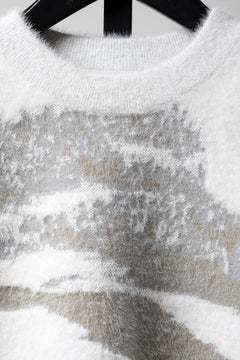 画像をギャラリービューアに読み込む, F/CE. FINNISH LANDSCAPE SOLOTEX KNIT – SNOW (WHITE/GREY)