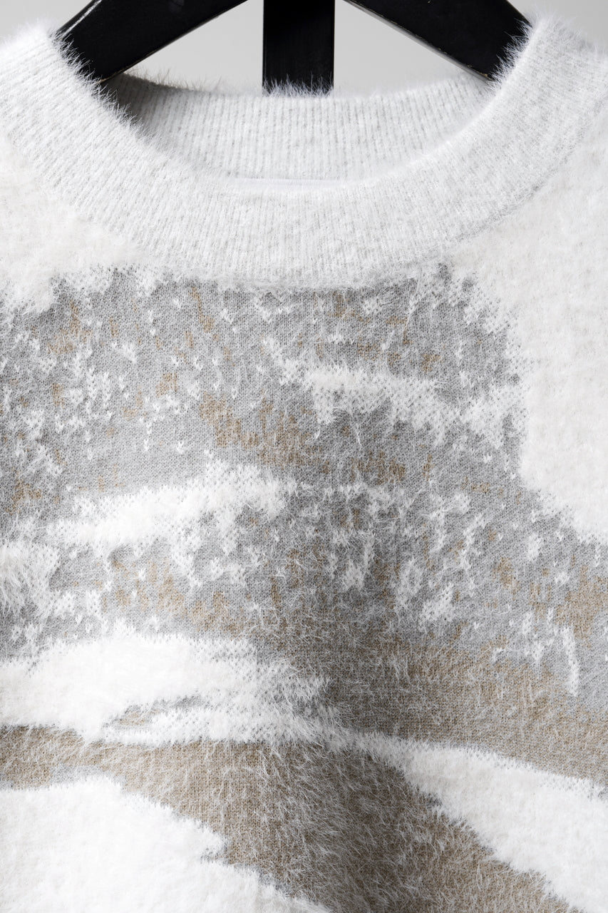 画像をギャラリービューアに読み込む, F/CE. FINNISH LANDSCAPE SOLOTEX KNIT – SNOW (WHITE/GREY)