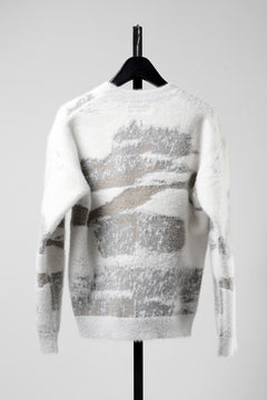 画像をギャラリービューアに読み込む, F/CE. FINNISH LANDSCAPE SOLOTEX KNIT – SNOW (WHITE/GREY)