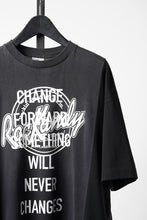 画像をギャラリービューアに読み込む, CHANGES exclusive VINTAGE REMAKE SHORT SLEEVE TEE (BLACK #G)