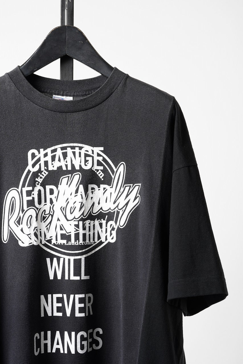 画像をギャラリービューアに読み込む, CHANGES exclusive VINTAGE REMAKE SHORT SLEEVE TEE (BLACK #G)