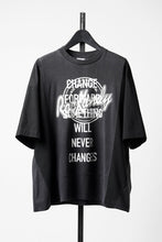 画像をギャラリービューアに読み込む, CHANGES exclusive VINTAGE REMAKE SHORT SLEEVE TEE (BLACK #G)