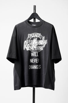 画像をギャラリービューアに読み込む, CHANGES exclusive VINTAGE REMAKE SHORT SLEEVE TEE (BLACK #G)