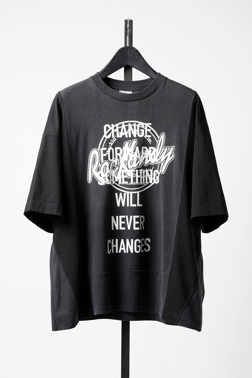 画像をギャラリービューアに読み込む, CHANGES exclusive VINTAGE REMAKE SHORT SLEEVE TEE (BLACK #G)