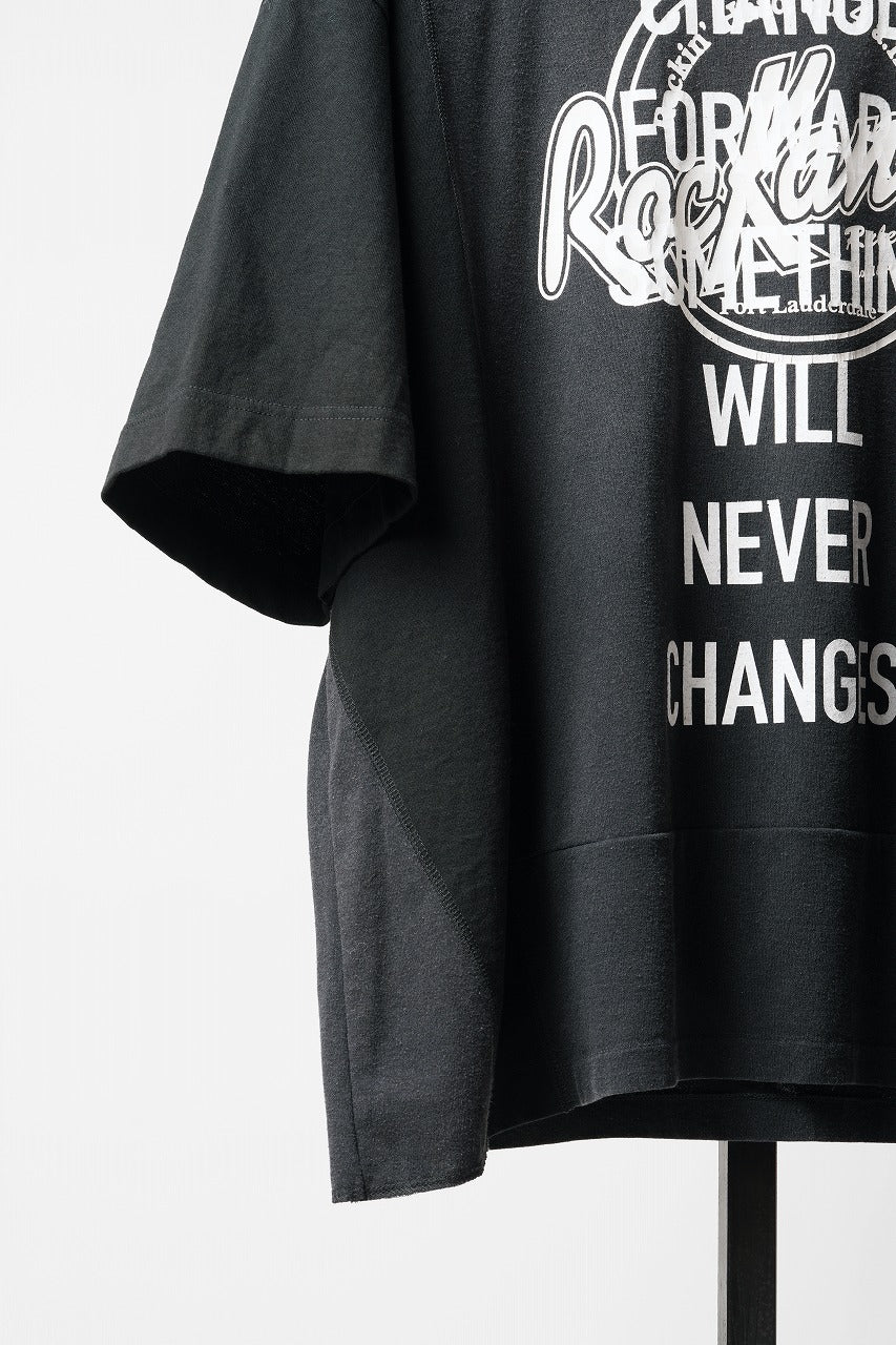 画像をギャラリービューアに読み込む, CHANGES exclusive VINTAGE REMAKE SHORT SLEEVE TEE (BLACK #G)