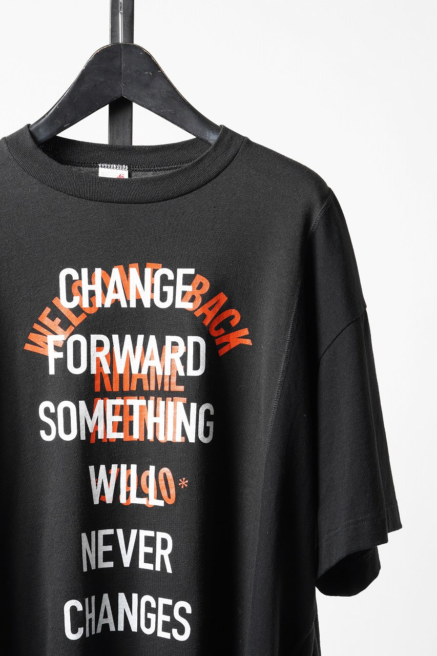 Load image into Gallery viewer, CHANGES exclusive VINTAGE REMAKE SHORT SLEEVE TEE (BLACK #B)