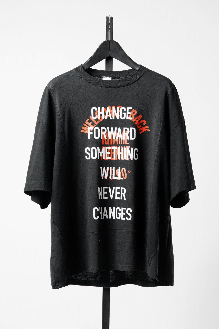Load image into Gallery viewer, CHANGES exclusive VINTAGE REMAKE SHORT SLEEVE TEE (BLACK #B)