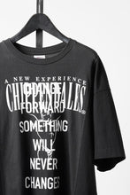 Load image into Gallery viewer, CHANGES exclusive VINTAGE REMAKE SHORT SLEEVE TEE (BLACK #D)