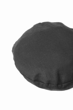 Load image into Gallery viewer, Y's for men x MASSES ADJUSTABLE BERET / LINEN CLOTH (BLACK)