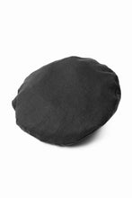 Load image into Gallery viewer, Y's for men x MASSES ADJUSTABLE BERET / LINEN CLOTH (BLACK)