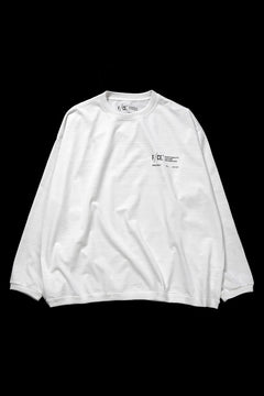 画像をギャラリービューアに読み込む, F/CE. RE LOGO LONG SLEEVE T (WHITE)