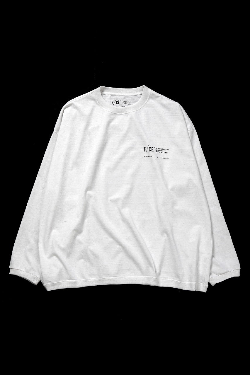 F/CE. RE LOGO LONG SLEEVE T (WHITE)