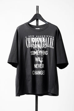 Load image into Gallery viewer, CHANGES exclusive VINTAGE REMAKE SHORT SLEEVE TEE (BLACK #D)