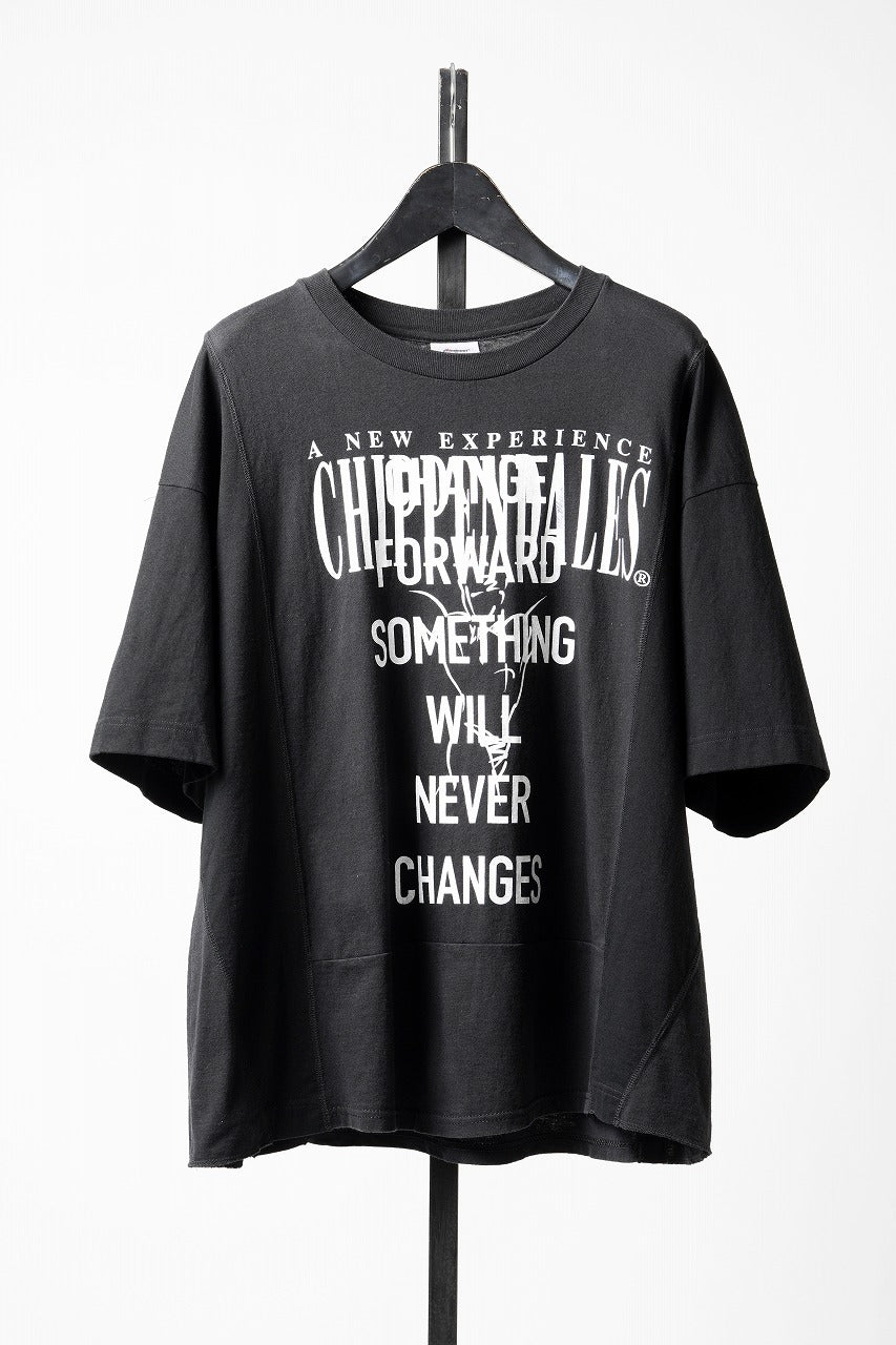 Load image into Gallery viewer, CHANGES exclusive VINTAGE REMAKE SHORT SLEEVE TEE (BLACK #D)