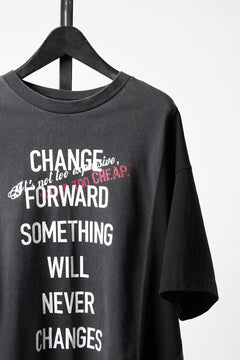 Load image into Gallery viewer, CHANGES exclusive VINTAGE REMAKE SHORT SLEEVE TEE (BLACK #A)