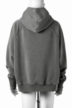 画像をギャラリービューアに読み込む, thom/krom RAGLAN SLEEVE HOODIE / SMOOTH SWEAT JERSEY (USED GREY)