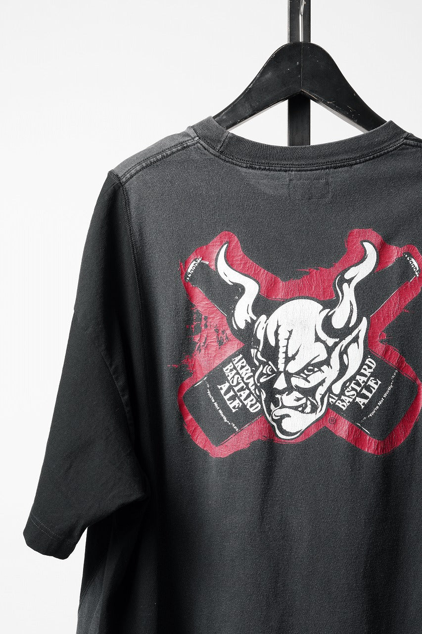 Load image into Gallery viewer, CHANGES exclusive VINTAGE REMAKE SHORT SLEEVE TEE (BLACK #A)