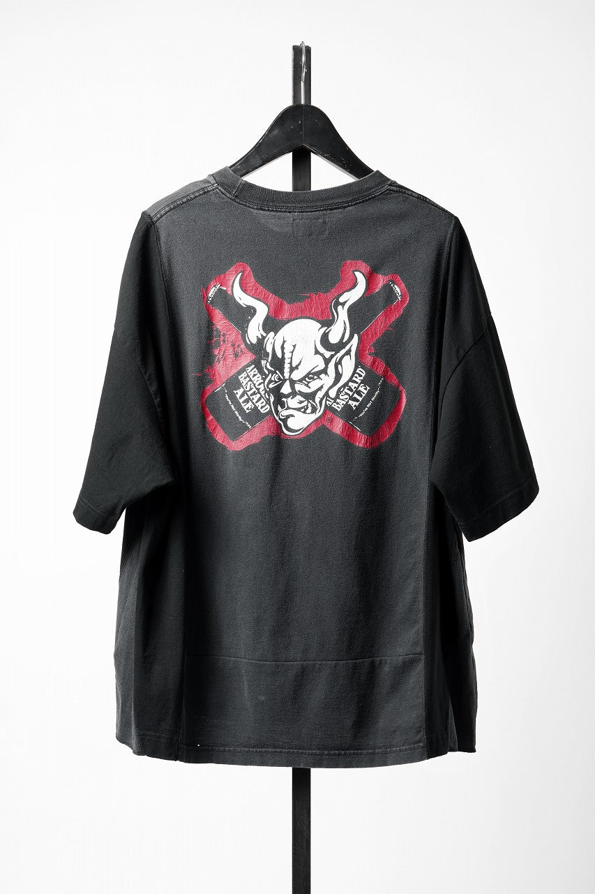 Load image into Gallery viewer, CHANGES exclusive VINTAGE REMAKE SHORT SLEEVE TEE (BLACK #A)