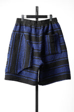 Load image into Gallery viewer, CHANGES x LOOM exclusive REMAKE SHORTS / VINTAGE MEXICAN SURF RUG (MULTI #A)