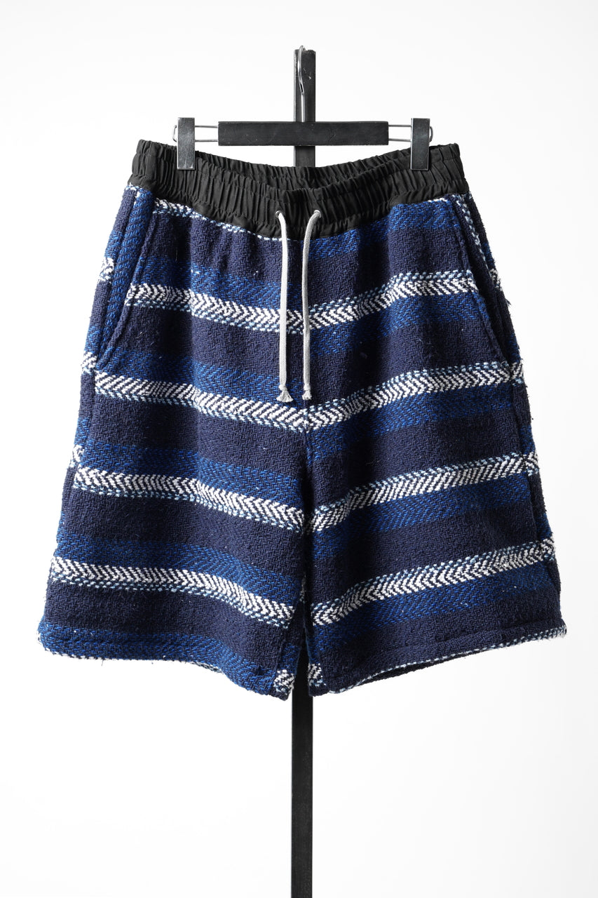 Load image into Gallery viewer, CHANGES x LOOM exclusive REMAKE SHORTS / VINTAGE MEXICAN SURF RUG (MULTI #B)