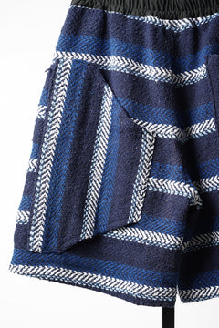 Load image into Gallery viewer, CHANGES x LOOM exclusive REMAKE SHORTS / VINTAGE MEXICAN SURF RUG (MULTI #B)