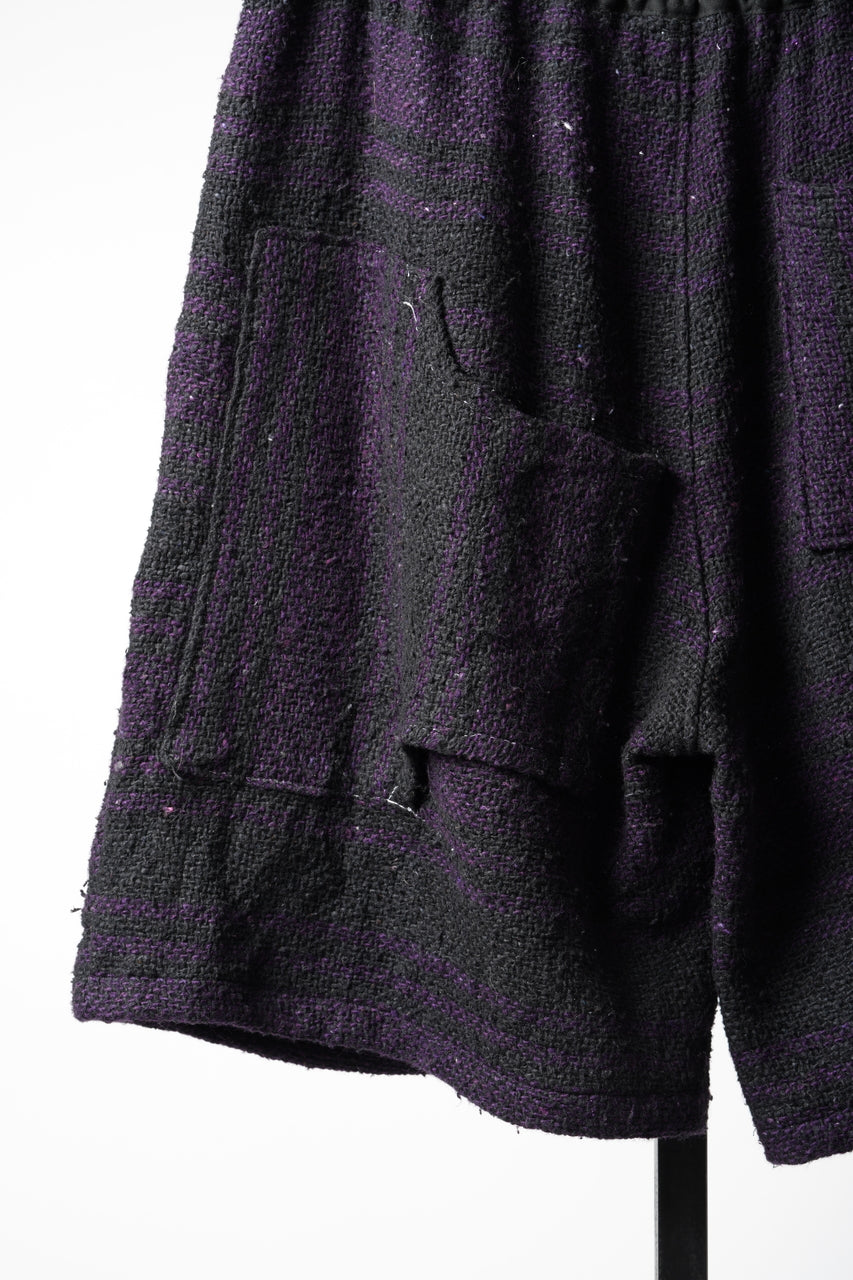 Load image into Gallery viewer, CHANGES x LOOM exclusive REMAKE SHORTS / VINTAGE MEXICAN SURF RUG (MULTI #C)