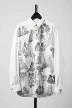 画像をギャラリービューアに読み込む, YUTA MATSUOKA relaxed fit shirt / high density kersey (off white)