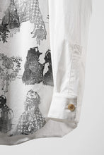画像をギャラリービューアに読み込む, YUTA MATSUOKA relaxed fit shirt / high density kersey (off white)
